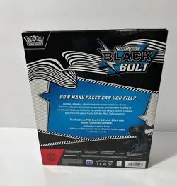 Pokemon TCG Scarlet & Violet Black Bolt Binder Collection BRAND NEW SEALED Read - Image 2