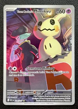 Pokemon Team Rocket's Mimikyu Full Art Holo Rare Ascended Heroes 238/217 - Image 1