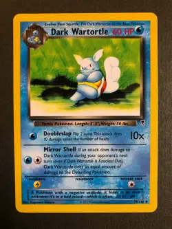 Pokemon Dark Wartortle 39/110 Uncommon Legendary Collection 2002 NM Nice! - Image 1