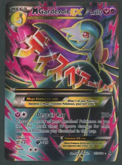 2016 Pokemon TCG XY Steam Siege M Gardevoir EX Full Art #112/114 NM Near Mint - Image 1