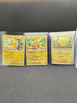 Pikachu 3 Card LOT - Pokemon TCG - Assorted Lot NM - Image 1