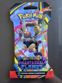 Pokemon TCG: Mega Evolution Phantasmal Flames Sleeved Booster Pack - Image 1