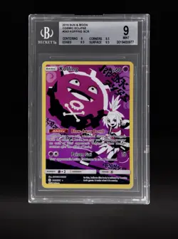 Pokemon TCG Koffing 243/236 Cosmic Eclipse BGS 9 - Image 1