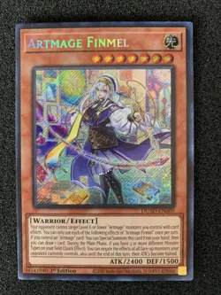 Yu-Gi-Oh! Artmage Finmel (DUAD-EN009) Duelist's Advance 1st Ed NM/M - Image 1