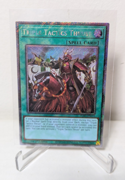 Triple Tactics Thrust RA03-EN072 Yugioh Platinum Secret Rare 1st Ed - NM - Image 1