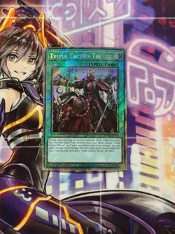 Yugioh Triple Tactics Thrust Platinum Secret Rare RA03 - Image 1