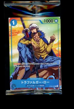 One Piece Japanese 7-11 Exclusive Trafalgar Law ST03-008 Promo Sealed - Image 1