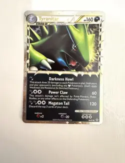 Pokemon TCG Tyranitar Prime Unleashed Holo Card 88/95 LP Condition - Image 1