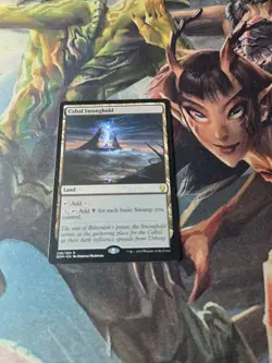 Magic The Gathering MTG Cabal Stronghold Dominaria Trading Card LP - Image 1