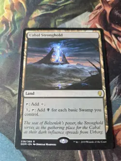 Magic The Gathering MTG Cabal Stronghold Dominaria Trading Card LP - Image 2