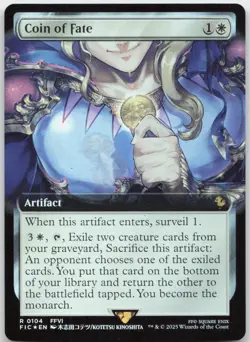 Magic: The Gathering : Coin of Fate (Surge Foil) Commander: FINAL FANTASY 15 : R - Image 1