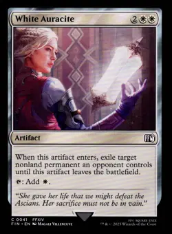 White Auracite (Surge Foil) Foil C FINAL FANTASY 579 NM - Image 1