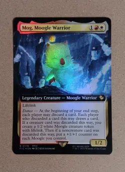 Mog, Moogle Warrior (Extended Art) Commander: Final Fantasy, Eng. Foil NM - Image 1