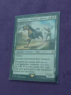 Interceptor, Shadow's Hound (Surge Foil) #47 (NM) Final Fantasy FIC Magic MTG - Image 2