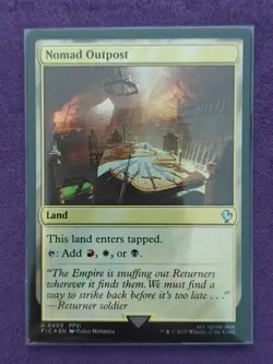 Nomad Outpost (Surge Foil) #409 (NM) Final Fantasy FIC Magic MTG - Image 1