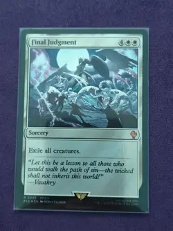 Final Judgment (Surge Foil) #243 (NM) Final Fantasy FIC Magic MTG - Image 1