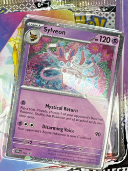 Pokemon TCG Scarlet Violet Prismatic Evolutions Tech Sticker Collection Sylveon - Image 2