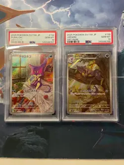 PSA 10 Purrloin Liepard AR Evolution Sequential Pokemon Cards - Image 1