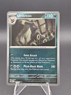 Pokemon Prismatic Evolutions Umbreon Master Ball Reverse Holo NM 59/131 - Image 1