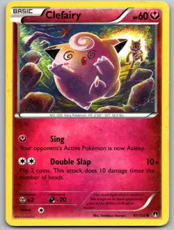 Clefairy 81/122 Common BREAKpoint Pokemon Lightly Played Clefairy - Image 1