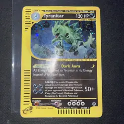 Pokemon TCG Tyranitar Expedition Base Set Holo Rare #29/165 2002 - HP - Image 1