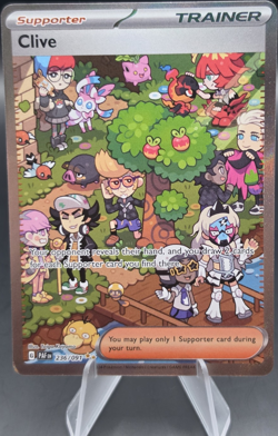 The Pokemon Company Clive 236/091 Special Illustration Rare Paldean Fates - Image 1