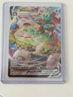 Pokemon TCG Sword & Shield - Snorlax VMAX 142/202 (Near Mint) - Image 1