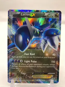 Latios EX XY72 XY Black Star Promo Pokemon TCG - LP - Image 1