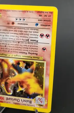 Pokemon TCG Blaine's Charizard 2/132 Gym Challenge Holo Corrected Version - Image 4
