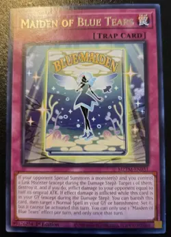 Maiden Of Blue Tears MZTM-EN031 1st Edition Rare Maze Of The Master Yu-Gi-Oh! - Image 1