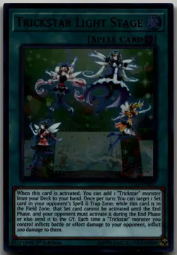 Trickstar Light Stage Ultra Rare Code of the Duelist COTD-EN053 LP - Image 1