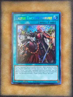 Yugioh Triple Tactics Thrust MP24-EN073 Secret Rare 1st Ed NM - Image 1