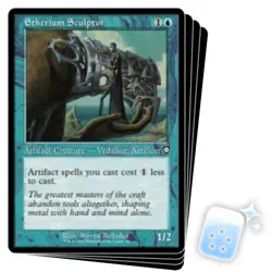ETHERIUM SCULPTOR X4 The Brothers' War: Commander Magic MTG MINT CARD - Image 1