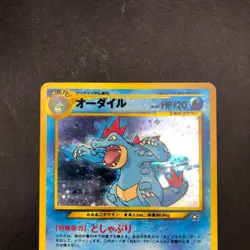 Feraligatr Holo Neo Premium File Promo - Japanese Pokemon Card - 2000 - Image 3