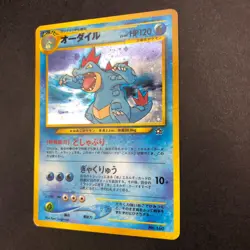 Feraligatr Holo Neo Premium File Promo - Japanese Pokemon Card - 2000 - Image 5