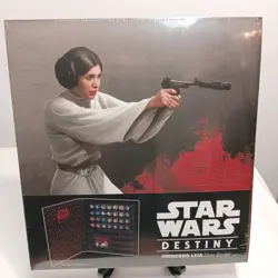 Star Wars Princess Leia Destiny Dice Binder Holds Sleeved Cards & 44 Dice NEW - Image 1