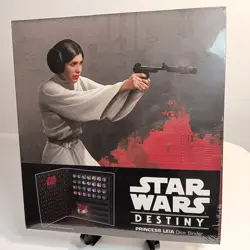 Star Wars Princess Leia Destiny Dice Binder Holds Sleeved Cards & 44 Dice NEW - Image 2