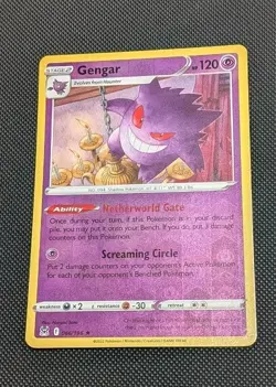Gengar 066/196 Lost Origin Reverse Holo Rare Pokemon Card - Image 1