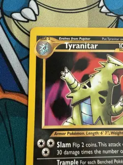 Pokemon Tyranitar Neo Discovery 31/75 Non-Holo Card LP - Image 5
