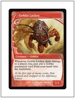 Goblin Lackey, Future Sight Mystery Booster 2, Magic MTG NM - Image 1