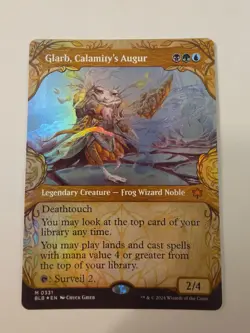 Glarb, Calamity's Augur - MTG - Showcase - Bloomburrow - #331 - NM - Foil - Image 1