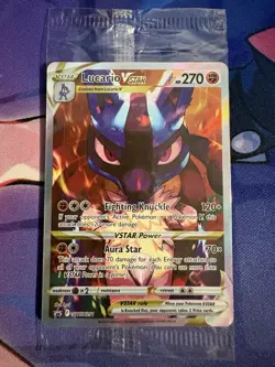 Sealed Pokemon TCG Lucario VSTAR SWSH291 Black Star Promo Crown Zenith NM - Image 1
