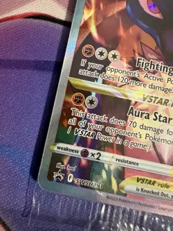 Sealed Pokemon TCG Lucario VSTAR SWSH291 Black Star Promo Crown Zenith NM - Image 5