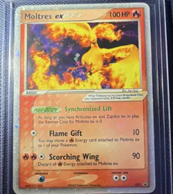 Pokemon Moltres ex 031 EX Collector's Window Tins EX Holo Promo 100HP English - Image 1