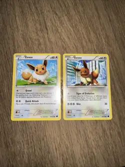 Pokemon TCG Eevee 89/116 & 90/116 Plasma Freeze Regular NM/LP - Image 1