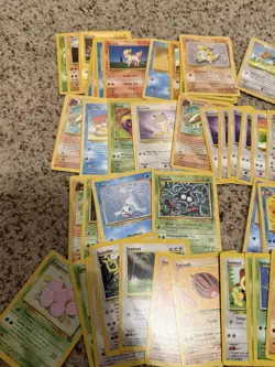 Pokemon Card Lot Of 100 Wotc Era Old School Charmander Kabuto Dratini Lot#8 - Image 3