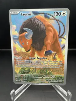 Tauros 96/86 Illustration Rare Pokemon Chaos Rising ME04 NM - Image 1