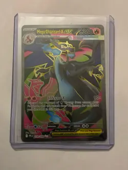 Pokemon Mega Charizard X EX 109/094 Rare Full Art Holo 360 HP ENG - Image 1