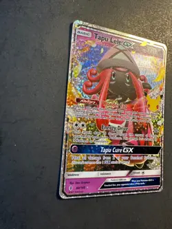 2021 Pokemon Celebrations 25th Tapu Lele GX 60 /145 Confetti Holo rare HOLOGRAPH - Image 2