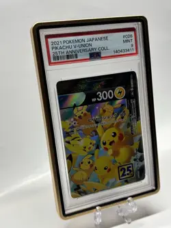 Pikachu V-UNION 026/028 Pokemon Graded Slab - Collection Holo (Japanese) PSA 9 - Image 3